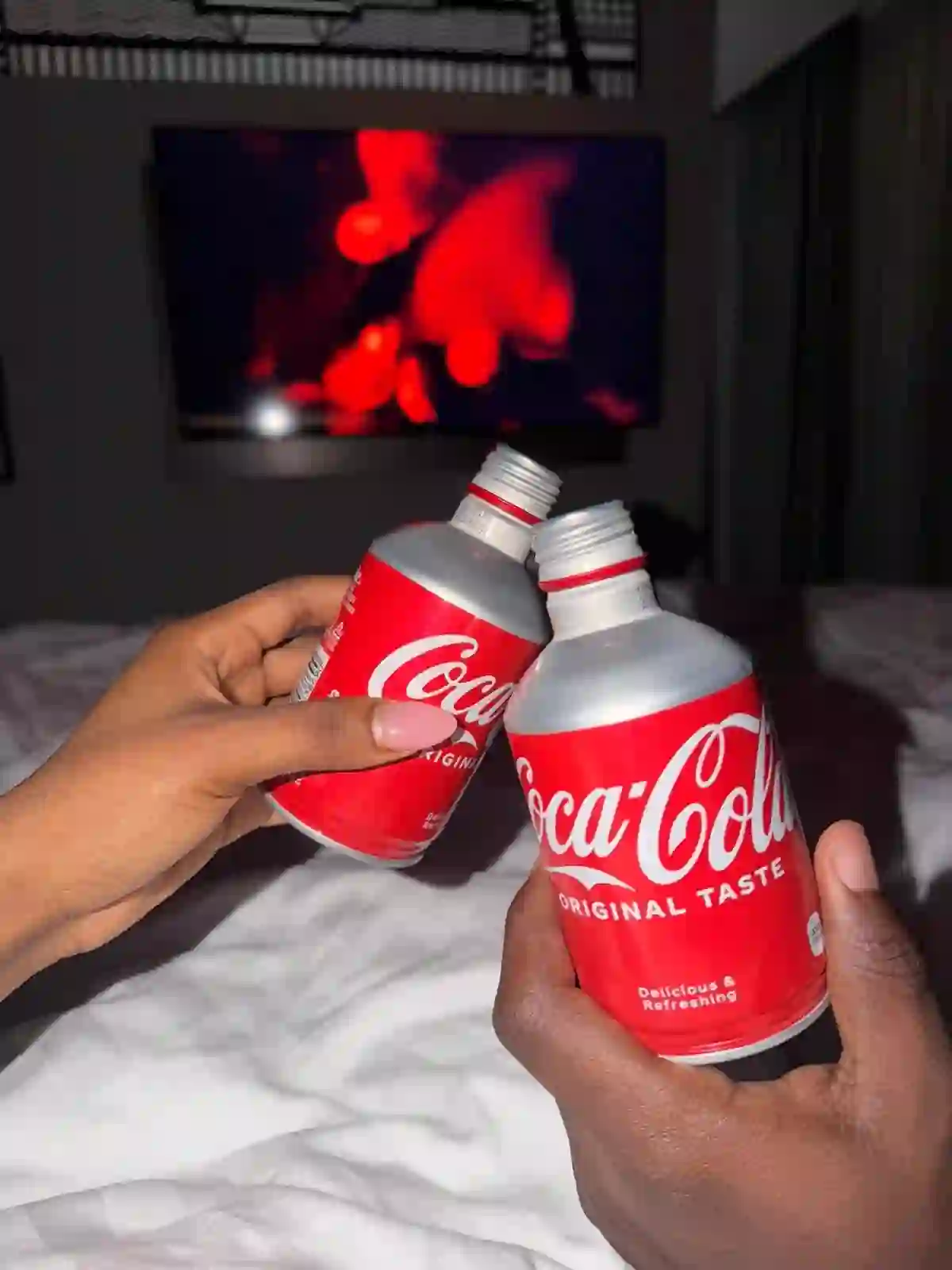 Coke cheers